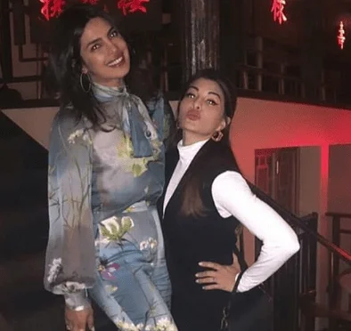 Priyanka meets Jacqueline Fernandez in New York
