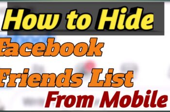 How to hide friends on facebook app phone and computer
